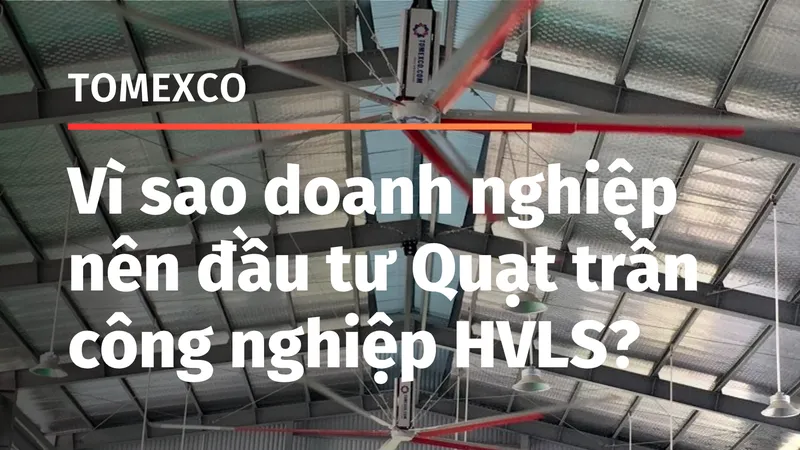 Sản phẩm TOMEXCO 42 — Quạt Trần Công Nghiệp HVLS - Công Ty Cổ Phần Cơ Điện Và Xuất Nhập Khẩu Toàn Cầu — MST 0106200866