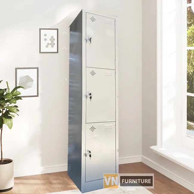 Sản phẩm tu sat locker 3 ngan — Tủ Sắt Vinamax - Công Ty CP Thương Mại Và Dịch Vụ Vinamax — MST 0106206427