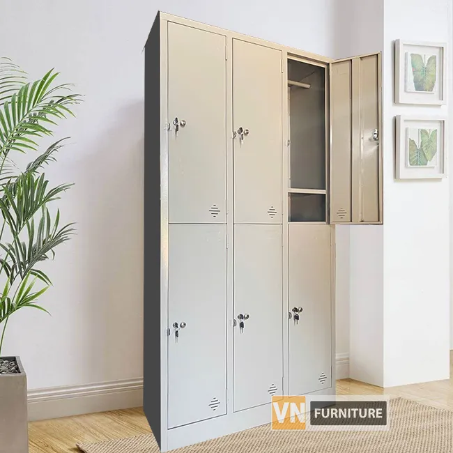 Sản phẩm tu sat locker 6 ngan 3 cot 1 — Tủ Sắt Vinamax - Công Ty CP Thương Mại Và Dịch Vụ Vinamax — MST 0106206427