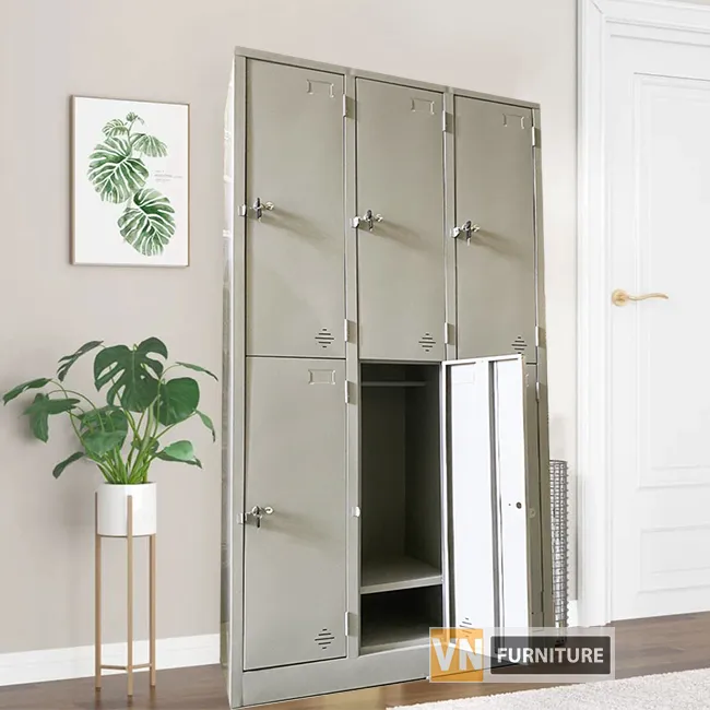 Sản phẩm tu sat locker 6 ngan 3 cot — Tủ Sắt Vinamax - Công Ty CP Thương Mại Và Dịch Vụ Vinamax — MST 0106206427