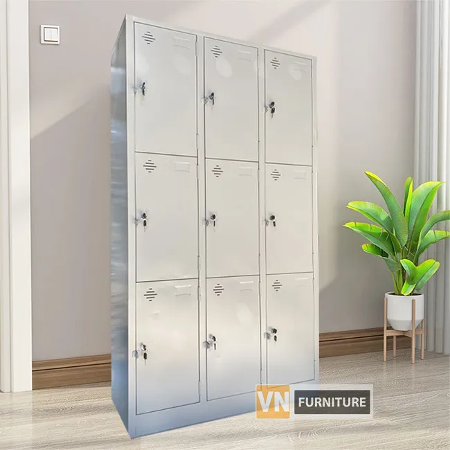 Sản phẩm tu sat locker 9 ngan 1 — Tủ Sắt Vinamax - Công Ty CP Thương Mại Và Dịch Vụ Vinamax — MST 0106206427