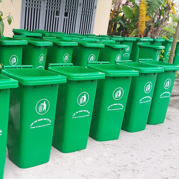 Sản phẩm 1526543430thung rac nhua hdpe 120 lit — Công Ty CP Đầu Tư Công Nghệ Việt Xanh — MST 0106227096