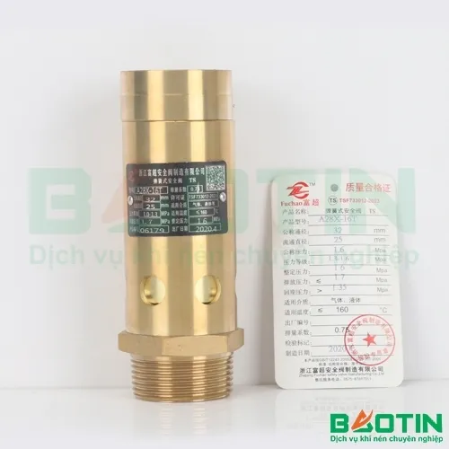 Sản phẩm Van an toan khi nen DN32_small — Máy Nén Khí Bảo Tín - Công Ty TNHH Thiết Bị Công Nghiệp Bảo Tín — MST 0106230116