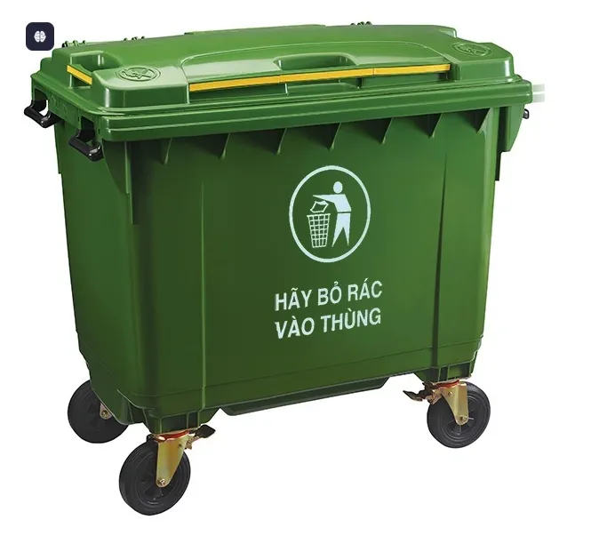 Sản phẩm thung rac composite 1600 lit — Thùng Rác Autotech Việt Nam - Công Ty Cổ Phần Autotech Việt Nam — MST 0106308813