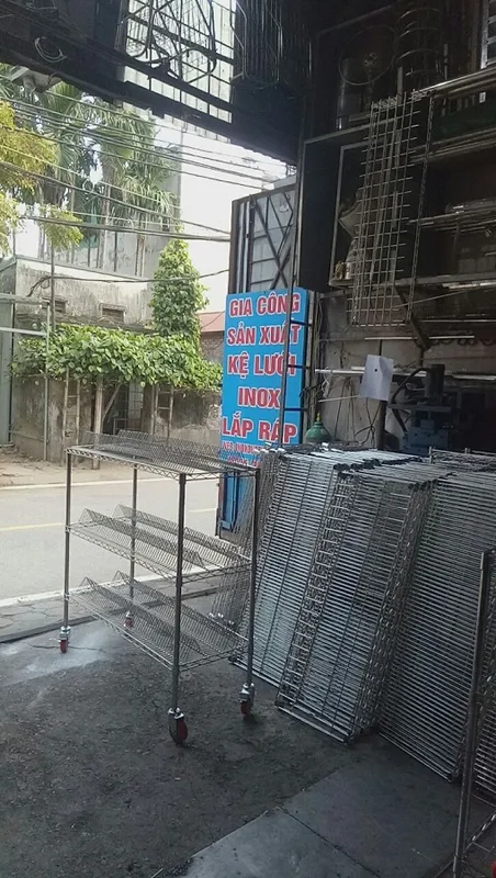 Sản phẩm xe day 3 tang luoi inox hinh chu a lap rap — Công Ty TNHH Cơ Khí Đức Tuấn — MST 0106313732