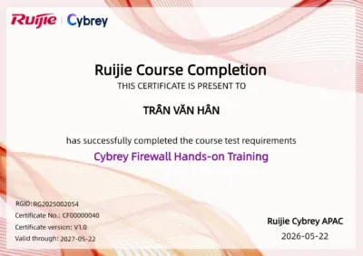 Sản phẩm tran van hanrg cf firewall hands on training apac 400x283 — Công Ty Cổ Phần Xuất Nhập Khẩu Thiết Bị Công Nghệ HTJ Việt Nam — MST 0106349778