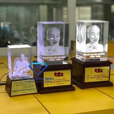 Sản phẩm bac ho pha le 3D 11 — Quà Tặng Bình Minh - Công Ty TNHH SX Và Phát Triển TM Bình Minh — MST 0106355450
