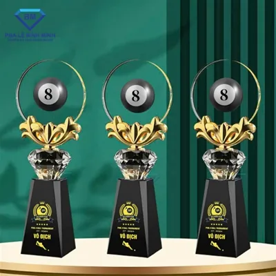 Sản phẩm cup vinh danh bi a — Quà Tặng Bình Minh - Công Ty TNHH SX Và Phát Triển TM Bình Minh — MST 0106355450
