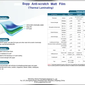 Sản phẩm bopp anti scratch matt film 300x300 — Màng BOPP Hà Nội - Công Ty Cổ Phần Giấy Và Bao Bì SIC — MST 0106382510