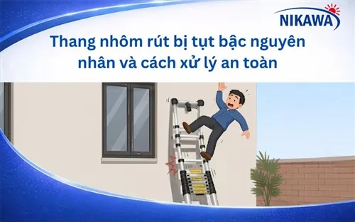 Sản phẩm thang nhom rut bi tut bac — Công Ty TNHH Phát Triển Thương Mại Nikawa Việt Nam — MST 0106412740