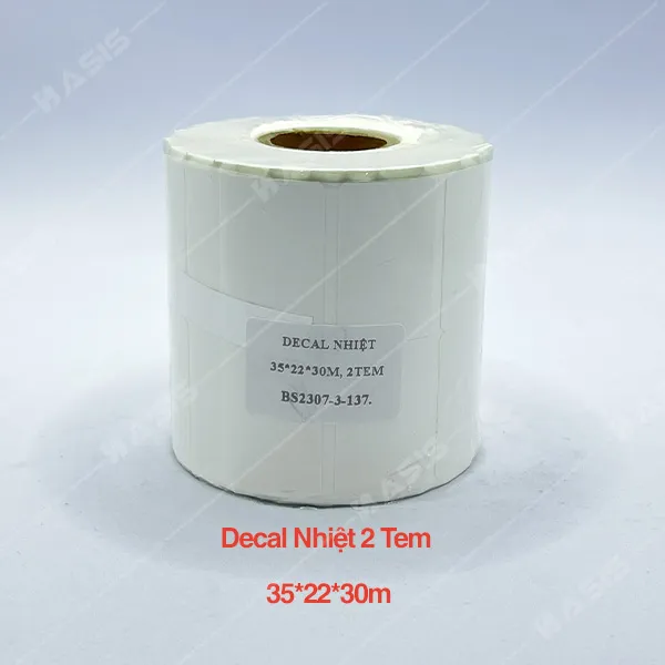 Sản phẩm decal nhiet 2 tem 35x22 1 — Công Ty Cổ Phần Basis Việt Nam — MST 0106431912