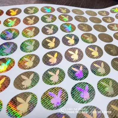 Sản phẩm in tem 7 mau hologram 3df 400x400 — Công Ty TNHH Đầu Tư In Việt Nam — MST 0106457068