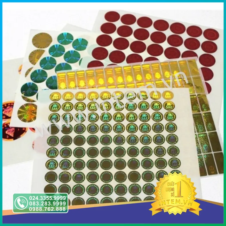 Sản phẩm in tem 7 mau hologram niem phong gia re 22 — Công Ty TNHH Đầu Tư In Việt Nam — MST 0106457068