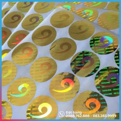 Sản phẩm in tem 7 mau hologram chong gia 400x400 — Công Ty TNHH Đầu Tư In Việt Nam — MST 0106457068
