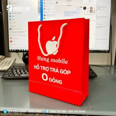 Sản phẩm in tui giay gia re shop dien thoai 3 400x400 — Công Ty TNHH Đầu Tư In Việt Nam — MST 0106457068