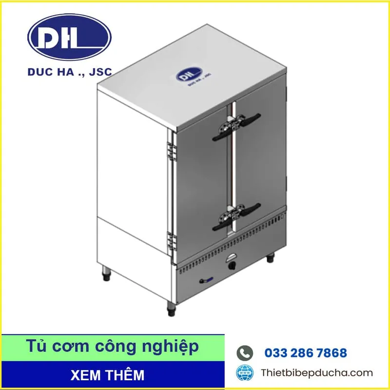 Sản phẩm san xuat tu com cong nghiep — Thiết Bị Bếp Đức Hà - Công Ty Cổ Phần Đầu Tư Và Sản Xuất Đức Hà — MST 0106468454