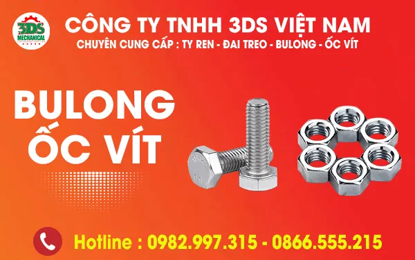 Sản phẩm Bulong ecu — Công Ty TNHH 3DS Việt Nam — MST 0106484512