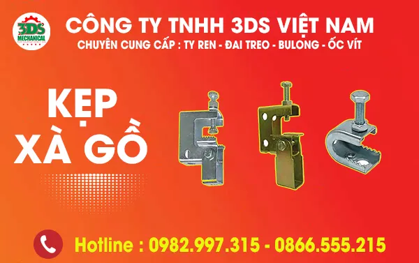 Sản phẩm Kẹp xà gồ, kẹp c — Công Ty TNHH 3DS Việt Nam — MST 0106484512