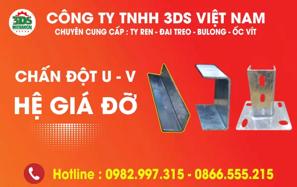Sản phẩm chấn đột U V — Công Ty TNHH 3DS Việt Nam — MST 0106484512