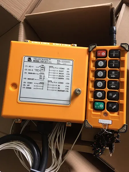 Sản phẩm dieu khien cau truc Telecrane F23 — Công Ty TNHH Cơ Khí Thái Long — MST 0106498466