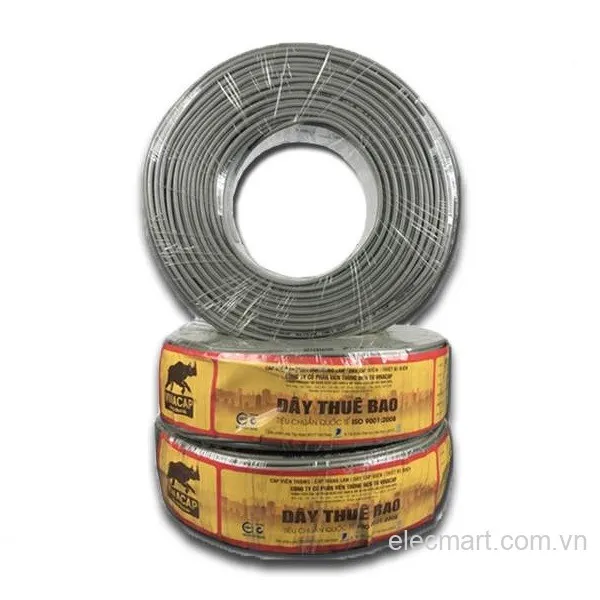 Sản phẩm 113_cap_dien_thoai_2_doi_4_loi — Thiết Bị Điện Duy Linh - Công Ty TNHH Thiết Bị Điện Duy Linh — MST 0106502024