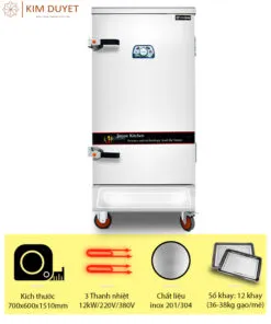 Sản phẩm tu nau com 12 khay dien kd 247x296 — Công Ty TNHH Sản Xuất Và Thương Mại Kim Duyệt — MST 0106532244