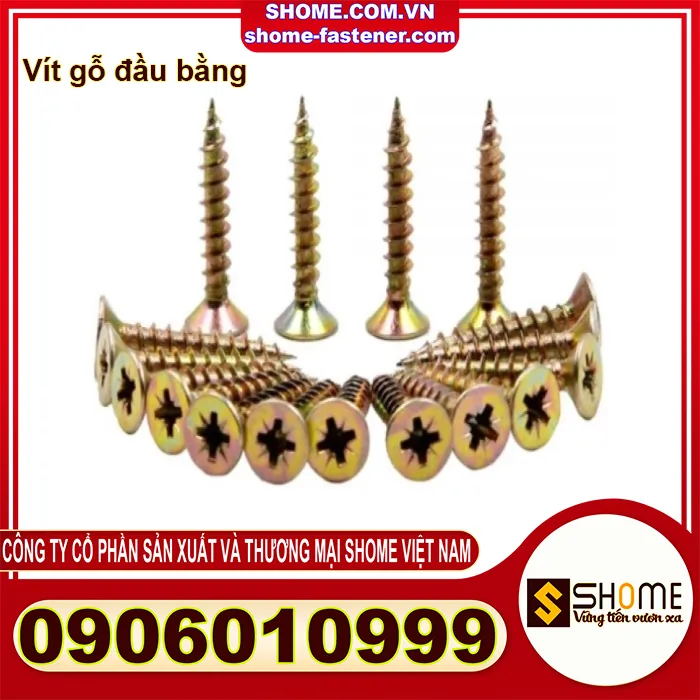 Sản phẩm chipboard screw — Nhà Máy Sản Xuất ốc Vít, Bulong - Công Ty Cổ Phần Sản Xuất Và Thương Mại Shome
Việt Nam — MST 0106532269