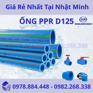 Sản phẩm ong nhua binh minh ppr d125 chinh hang — Công Ty Cổ Phần Đầu Tư Xây Dựng & Phát Triển Thương Mại Nhật Minh — MST 0106564824