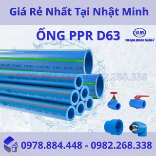 Sản phẩm ong nhua binh minh ppr d63 chinh hang — Công Ty Cổ Phần Đầu Tư Xây Dựng & Phát Triển Thương Mại Nhật Minh — MST 0106564824