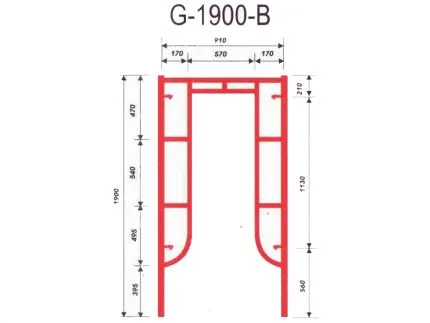Sản phẩm Khung Giao G 1900 B 430x323 — Công Ty TNHH Thiết Bị Vật Tư Xây Dựng Trường Thịnh — MST 0106589297