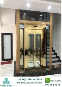 Sản phẩm thang may long kinh inox vang 7 215x300 — Công Ty TNHH Thiết Bị Và Dịch Vụ Toàn Châu — MST 0106609962