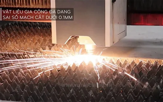 Sản phẩm cat laser cnc kim loai — Công ty CP Thương Mại và Sản Xuất Kim Khí Việt Đức — MST 0106614909