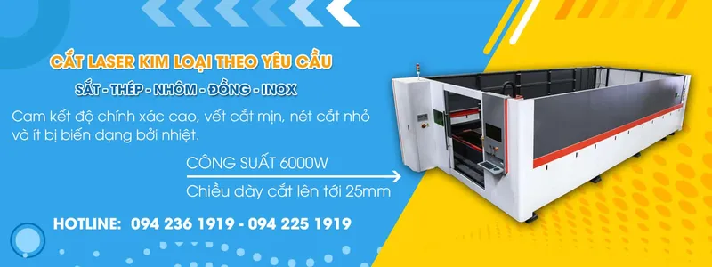 Sản phẩm cat laser va gia cong kim loai tam — Công ty CP Thương Mại và Sản Xuất Kim Khí Việt Đức — MST 0106614909