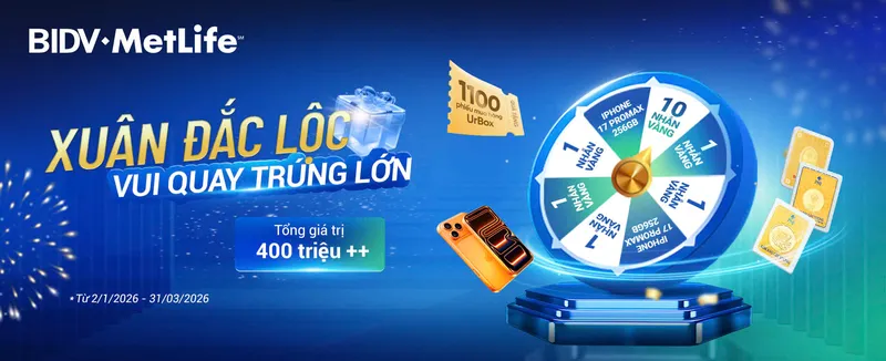 Sản phẩm 1800X771_Vong_Xoay — Công Ty TNHH Bảo Hiểm Nhân Thọ BIDV MetLife — MST 0106615959
