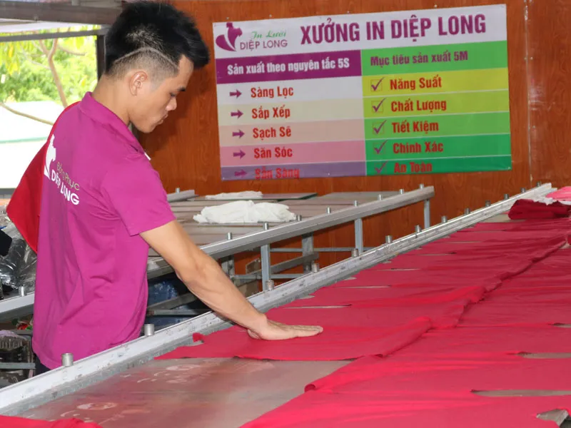Sản phẩm anh in luoi — Đồng Phục Diệp Long - Công Ty Cổ Phần Sản Xuất Thương Mại Diệp Long — MST 0106639981