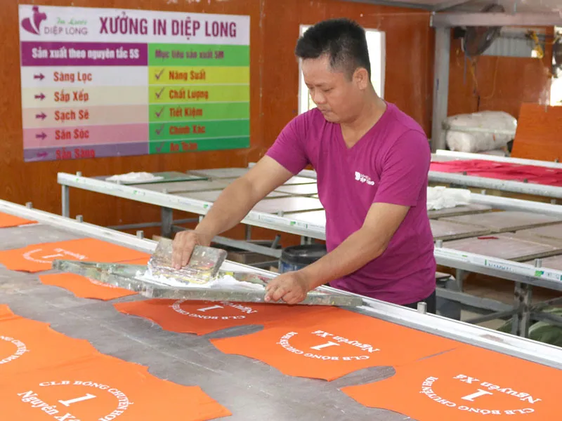 Sản phẩm in luoi 1 — Đồng Phục Diệp Long - Công Ty Cổ Phần Sản Xuất Thương Mại Diệp Long — MST 0106639981
