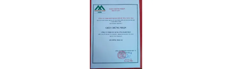 Sản phẩm fcab0f37f2152c4b750422 — Công Ty TNHH Xây Dựng Công Nghệ Pháp — MST 0106676278