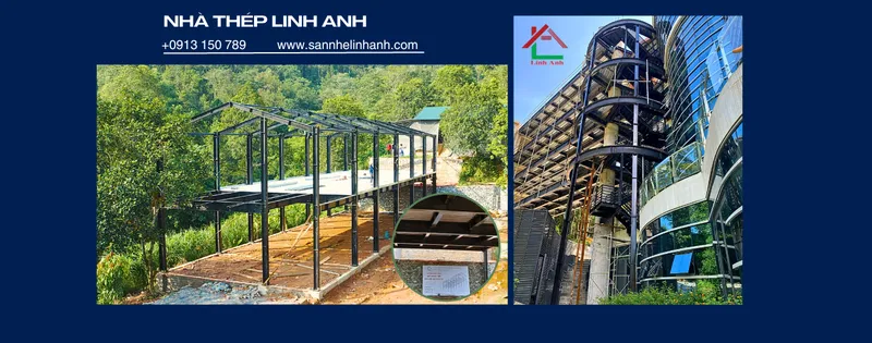 Sản phẩm ban ner Nha thep Linh Anh 2 — Cơ Khí Xây Dựng Linh Anh - Công Ty TNHH Thương Mại Và Công Nghệ Linh Anh — MST 0106677514