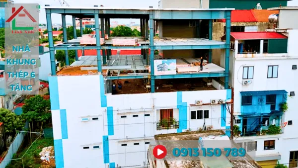 Sản phẩm Nha khung thep 3 tang hoan thien thumnail e1748077541149 — Cơ Khí Xây Dựng Linh Anh - Công Ty TNHH Thương Mại Và Công Nghệ Linh Anh — MST 0106677514