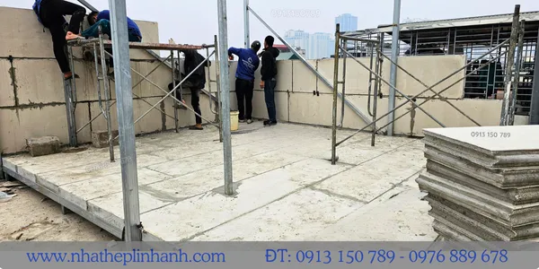 Sản phẩm San vach tam be tong sieu nhe  — Cơ Khí Xây Dựng Linh Anh - Công Ty TNHH Thương Mại Và Công Nghệ Linh Anh — MST 0106677514