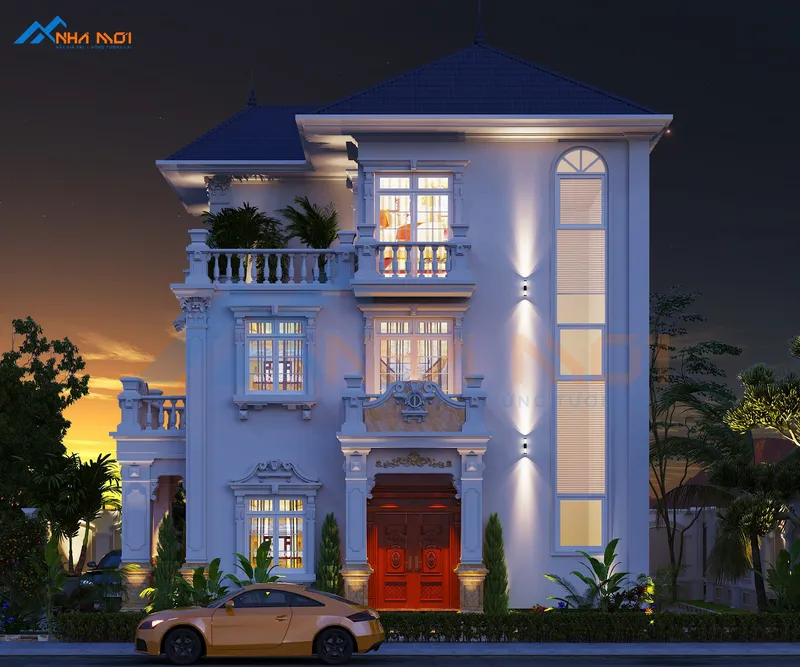 Sản phẩm Biet thu duong noi 3 min — Công Ty Cổ Phần Kiến Trúc Nhà Mới — MST 0106679092