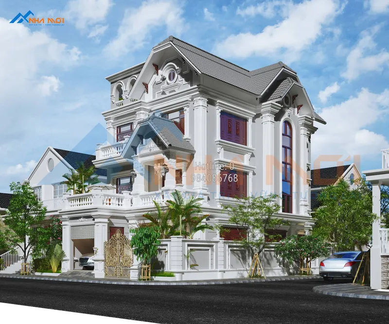 Sản phẩm biet thu anh tuan2 — Công Ty Cổ Phần Kiến Trúc Nhà Mới — MST 0106679092