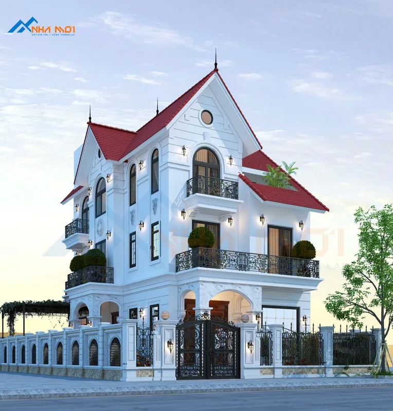 Sản phẩm biet thu nha anh vinh 4 — Công Ty Cổ Phần Kiến Trúc Nhà Mới — MST 0106679092