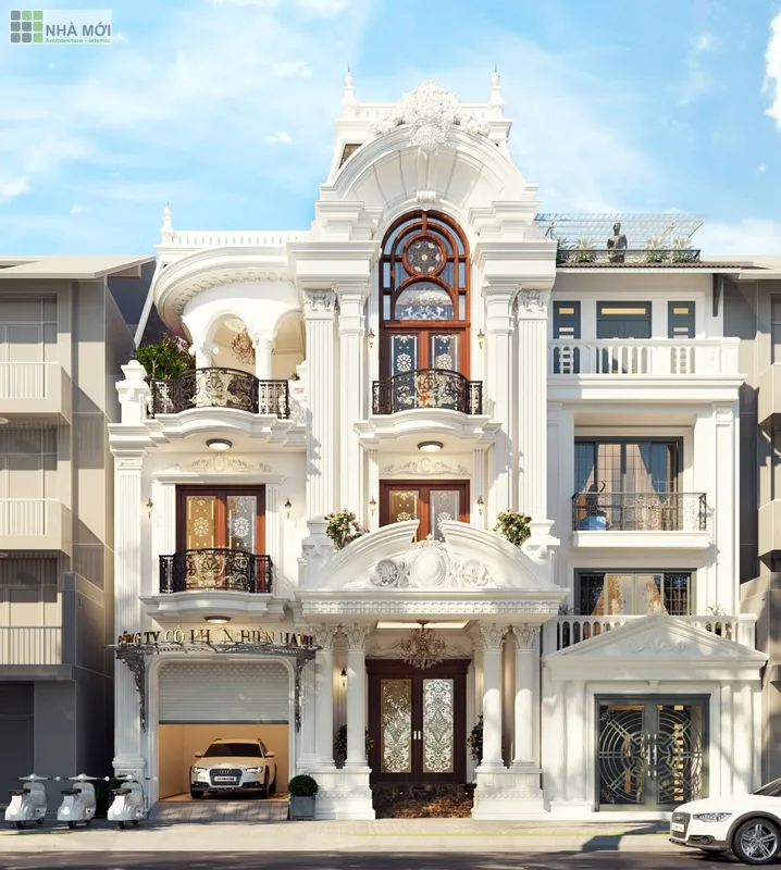 Sản phẩm thiet ke biet thu 5 — Công Ty Cổ Phần Kiến Trúc Nhà Mới — MST 0106679092