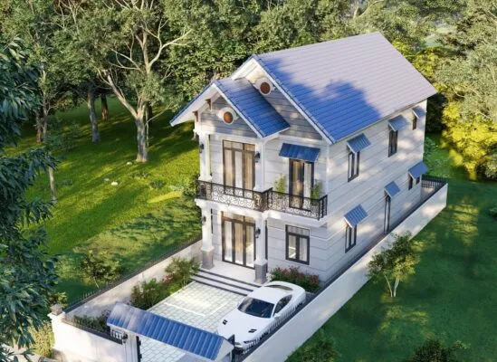 Sản phẩm Mai thai 2 tang 95m2.3 549x400 — Công Ty Cổ Phần Kiến Trúc Nhà Mới — MST 0106679092