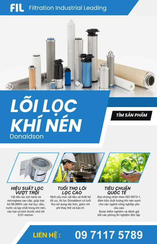 Sản phẩm LOI LOC KHI NEN DONALDSON 1 — Công Ty TNHH FIL Việt Nam — MST 0106691452