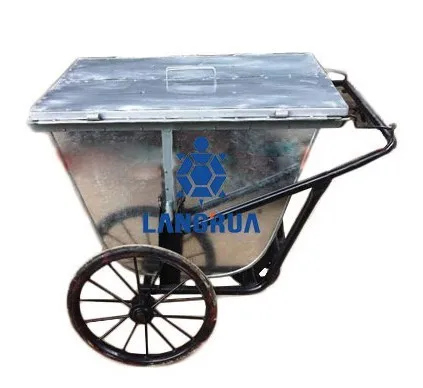 Sản phẩm xe gom rac 400l inox co nap lang rua — Công Ty Cổ Phần Làng Rùa — MST 0106695270
