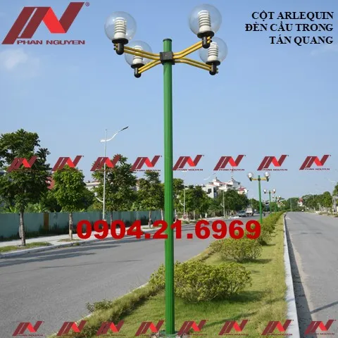 Sản phẩm cot den san vuon arlequin chum arlequin lap 4 bong den cau trong tan quang — Thiết Bị Chiếu Sáng Phan Nguyễn - Công Ty TNHH Điện Và Cơ Khí Phan Nguyễn — MST 0106707134