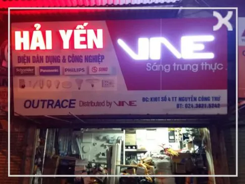 Sản phẩm Bien alu chu noi led VNE Hai Yen 485x364 — Công Ty TNHH Quảng Cáo Và Nội Thất Đức Kiên — MST 0106715657