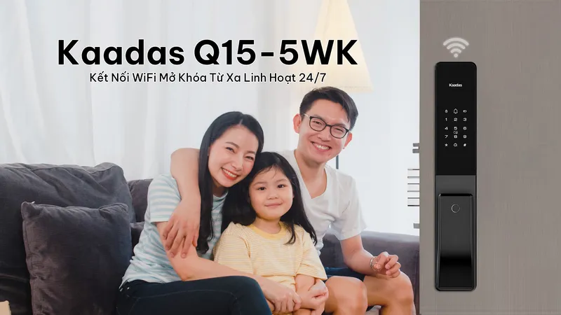 Sản phẩm Kaadas Q15 — Khóa Cửa Thông Minh Cao Cấp KAADAS — MST 0106718312